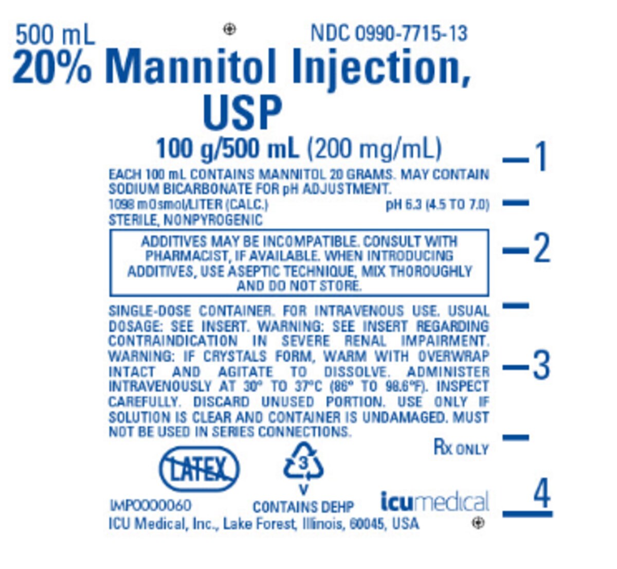 Mannitol 20% 00990771513