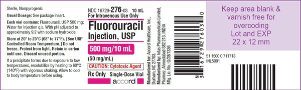 FLUOROURACI 500MG/10ML SDV 10ML EA
