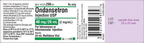 ONDANSETRON 40MG MDV 20ML