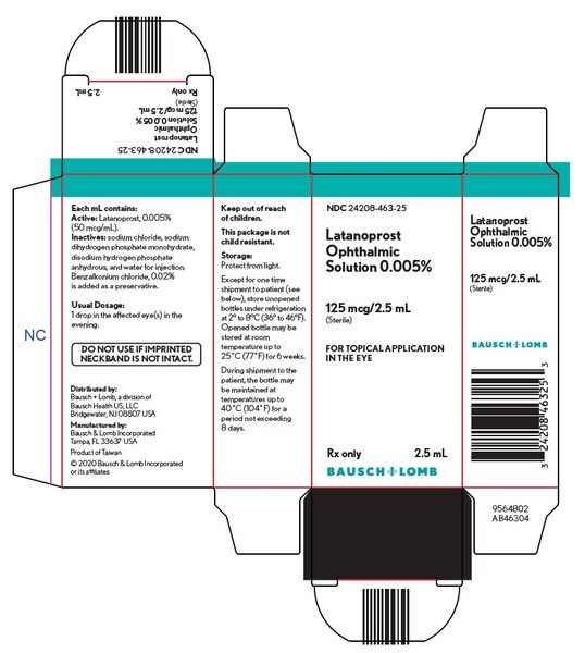 Latanoprost 0 005 oph drp 2 5ml bausch lomb americas inc