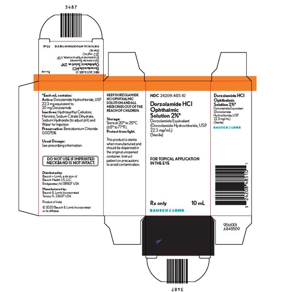 DORZOLAMIDE HCL 2% OPH SOL 10ML