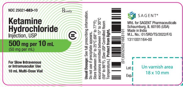 KETAMINE HCL 500MG MDV 10X10 ML