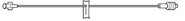 Baxter Micro-Volume Extension Set, 36 in, Male Luer Lock, 50 Sets/Pack