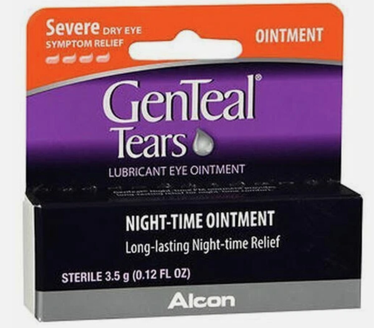 GenTeal Tears Night-Time Ophthalmic Ointment, 3.5 g Tube