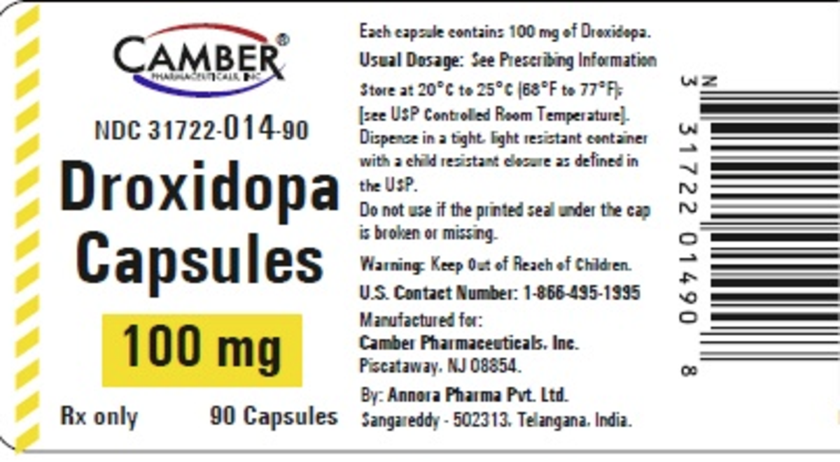 Droxidopa 100MG 31722-0014-90 1/2