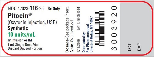 PITOCIN 10U/ML VL 25X1ML