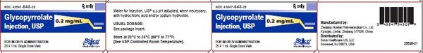 GLYCOPYRROLATE 0.2MG SDV 25X1ML