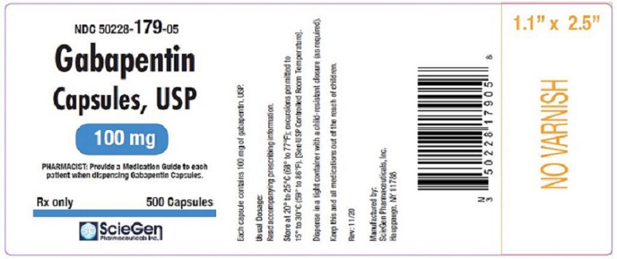 GABAPENTIN 100MG CAP 500