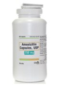 Amoxicillin — 250MG, Capsule, bottle of 500 capsules