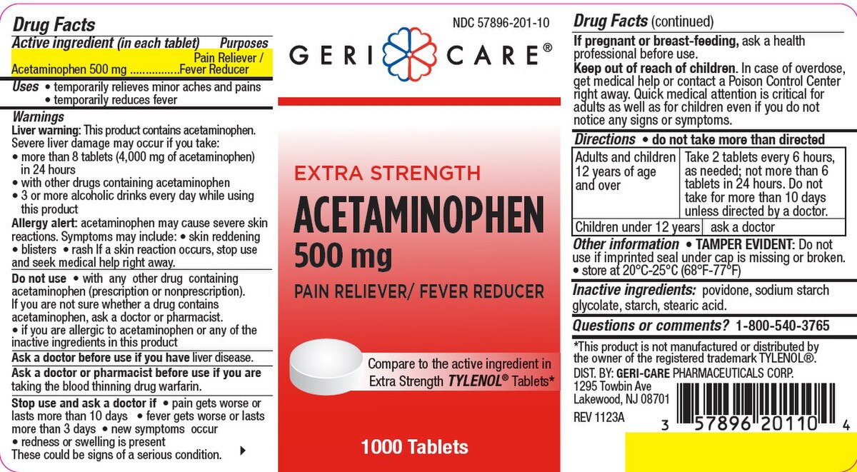 Extra Strength Pain R 57896-0201-10