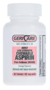 Geri-Care Aspirin 81 mg Chewable Ta