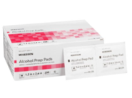 Alcohol Prep Pads, 70% Isopropyl, Medium — 200/Box