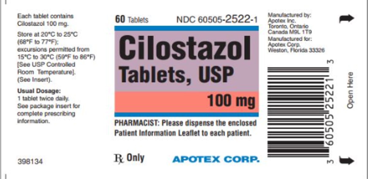 CILOSTAZOL 100MG TAB 60