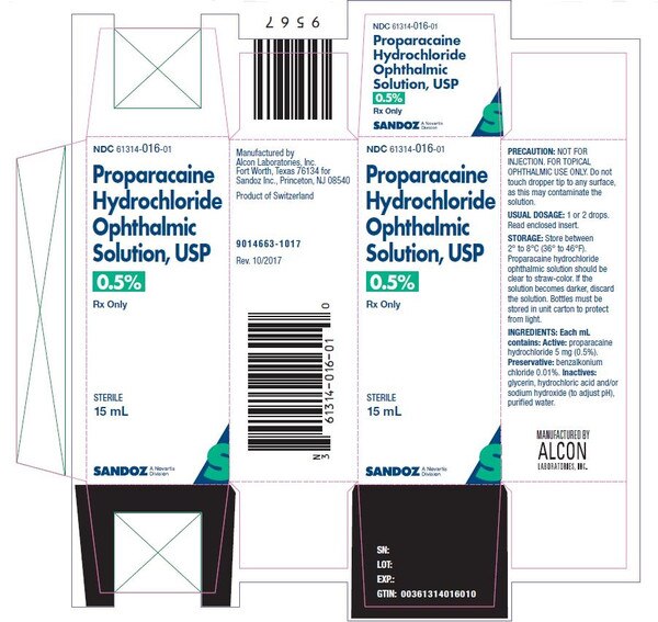PROPARACAINE 0.5% EYE DROPS 15ML