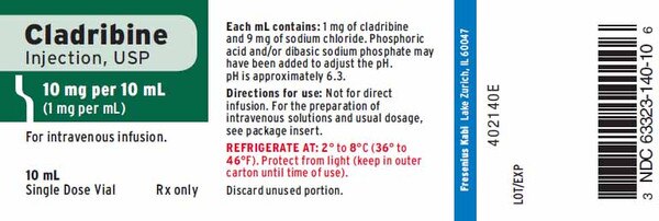 CLADRIBINE 1MG/ML SDV 10ML