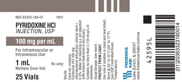 PYRIDOXINE 100MG/ML VL 25X1ML