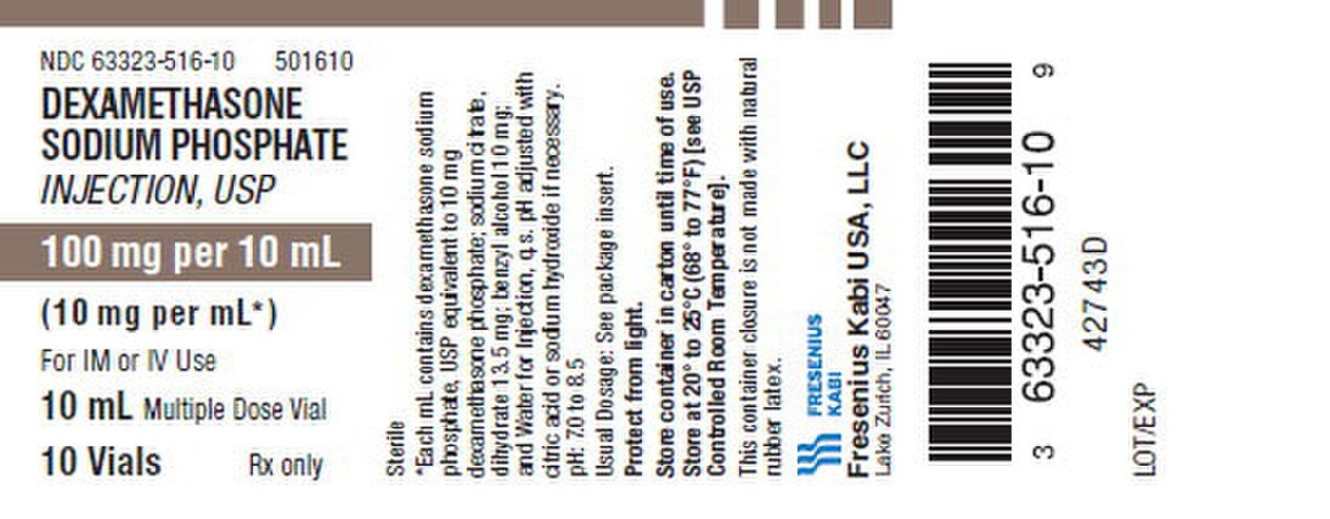 Dexamethasone Sodium 63323-516-10