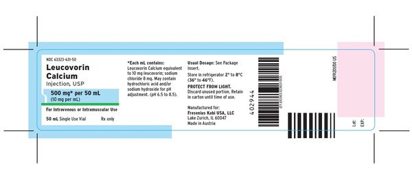 LEUCOVORIN 500MG SDV 50ML