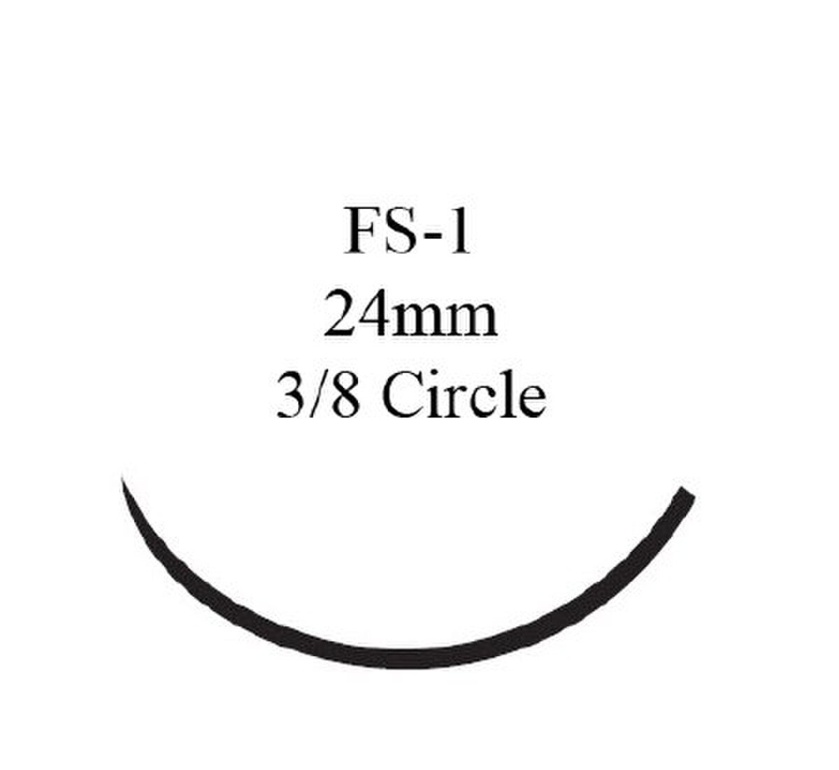 ETHILON 3-0 black suture FS-1