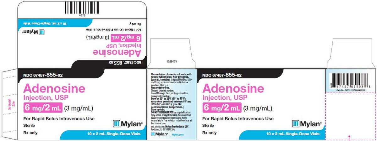ADENOSINE 6MG SDV 10X2ML