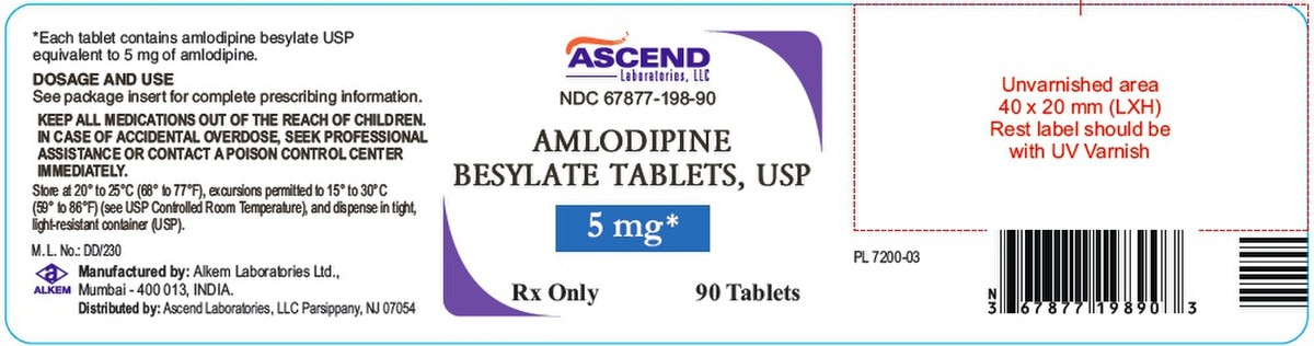 AMLODIPINE BESYLATE 5MG TAB 90