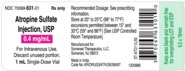 Atropine Sulfate 70069-631-01