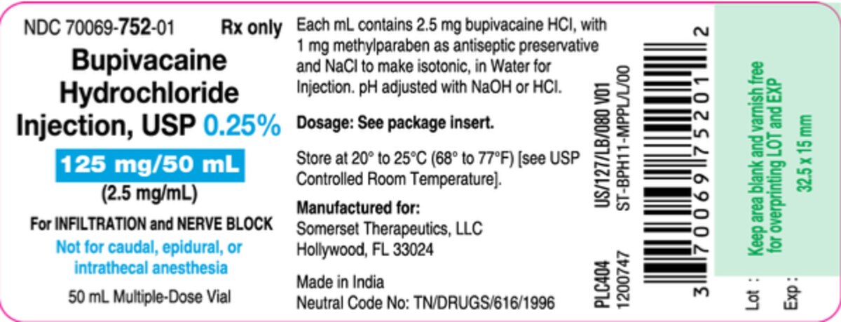 BUPIVACAINE HCL 125MG MDV 50ML EACH