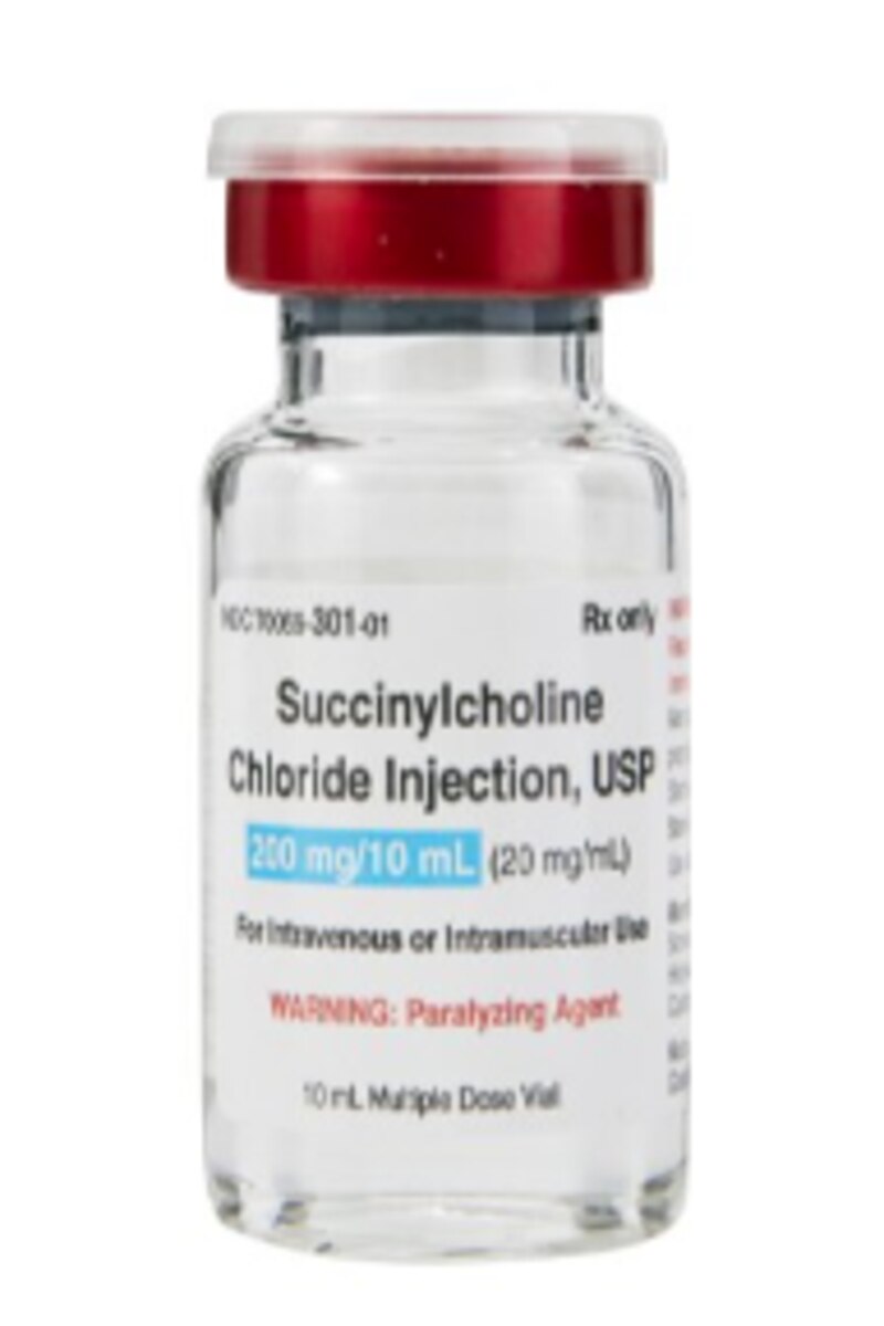 Succinylcholine Chloride Injection, 200 mg/10 mL (20 mg/mL), Multiple-Dose Vial