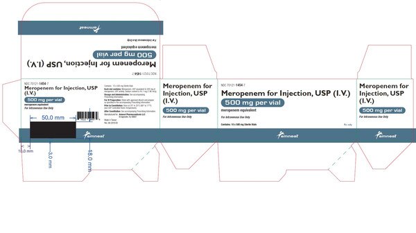 MEROPENEM 500MG VL 10X20ML