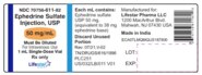 Ephedrine sulfate — 50 mg/mL; 1 mL in 1 VIAL, SINGLE-DOSE
