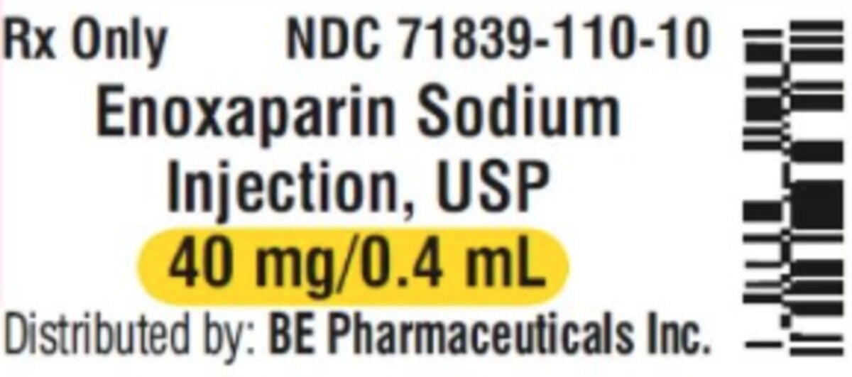 ENOXAPARIN SODIUM 40MG PFS 10X0.4ML
