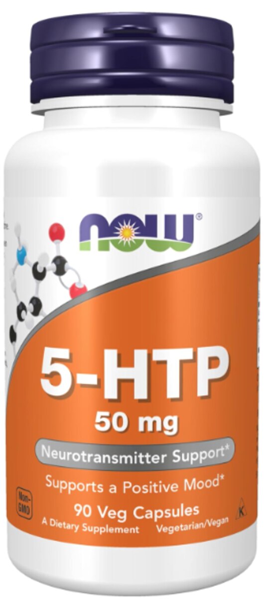 NOW 5-HTP 50 mg 7 33739 00099 6