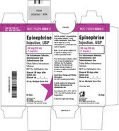Epinephrine — 1 mg/mL, Injection, carton of 1 × 30 mL vial